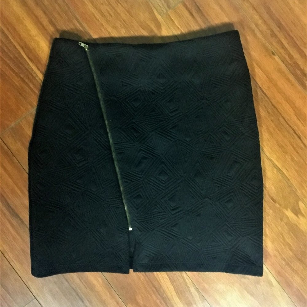 Monteau Black Mini Skirt